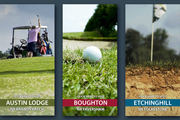 golf club brochure and website photography