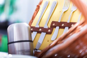 close up photography of hampers