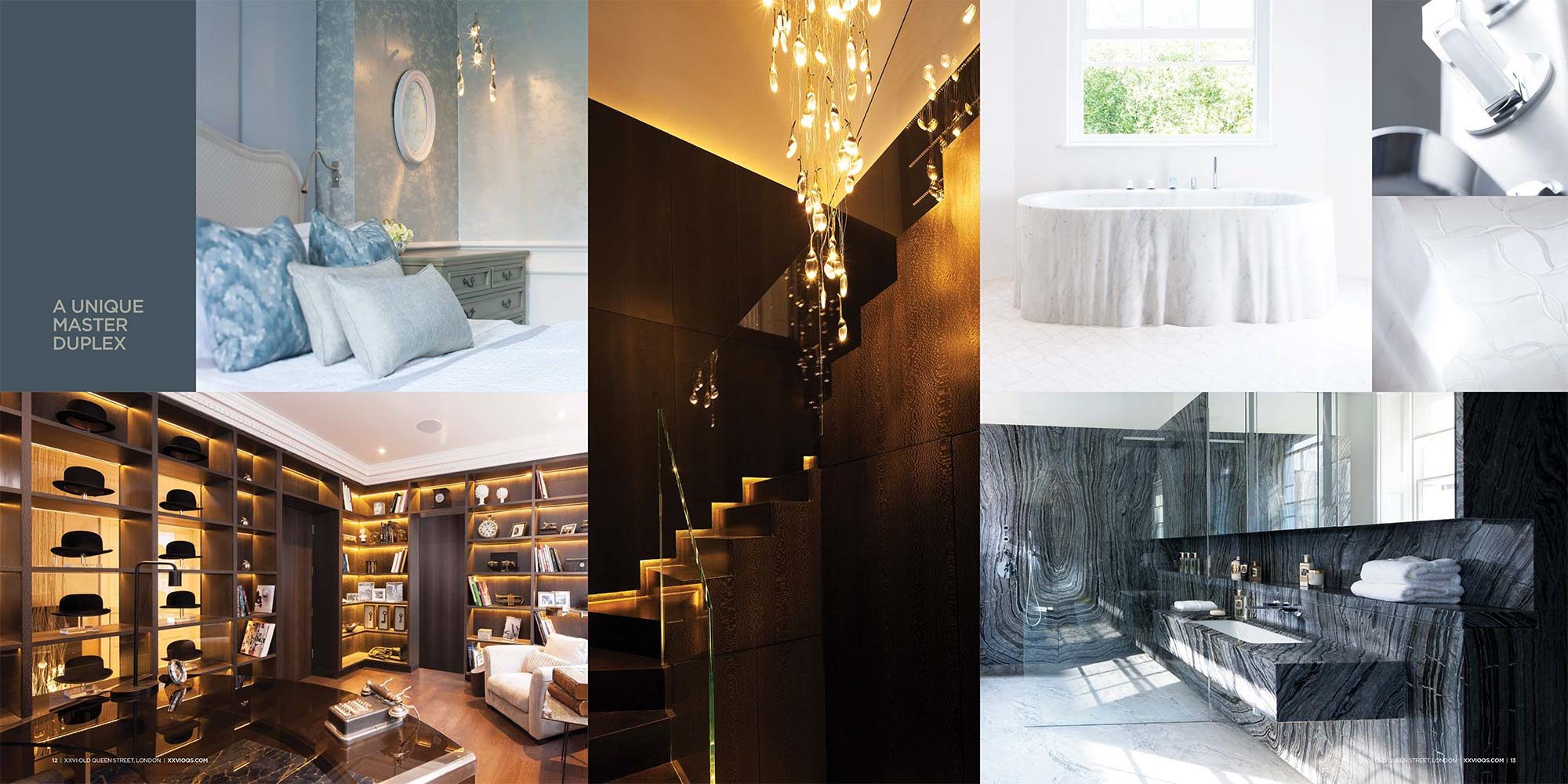 collage of £20 million luxury london townhouse development 